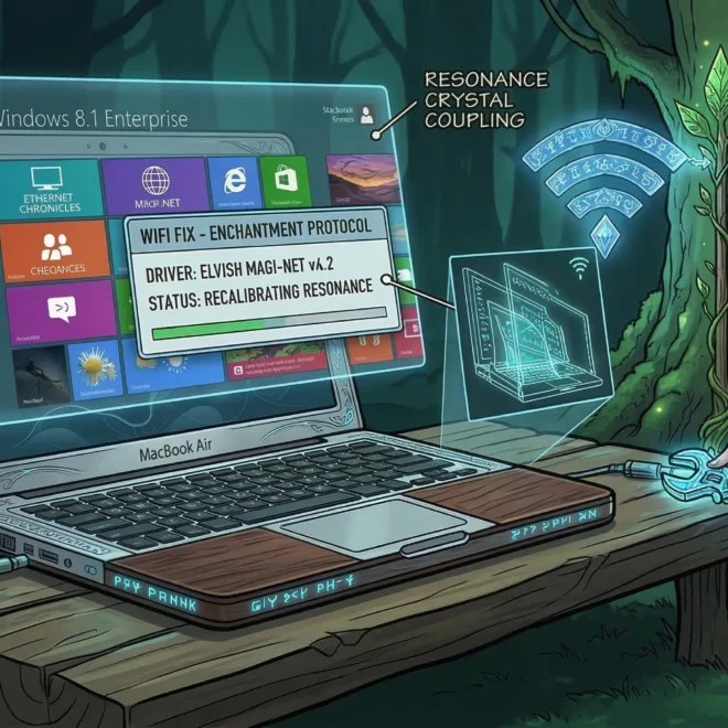 Image of: MacBook Air (mid 2011) bootcamp Windows 8.1 enterprise wifi fix