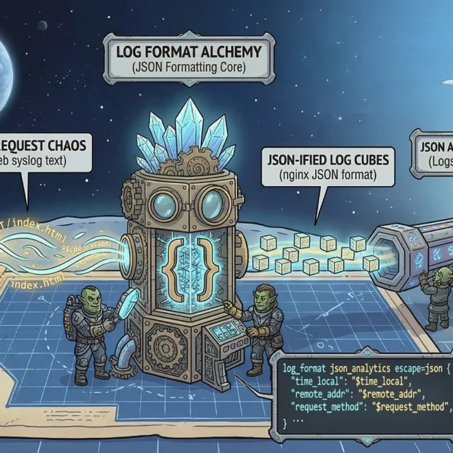 Image of: How to make Nginx log in JSON format