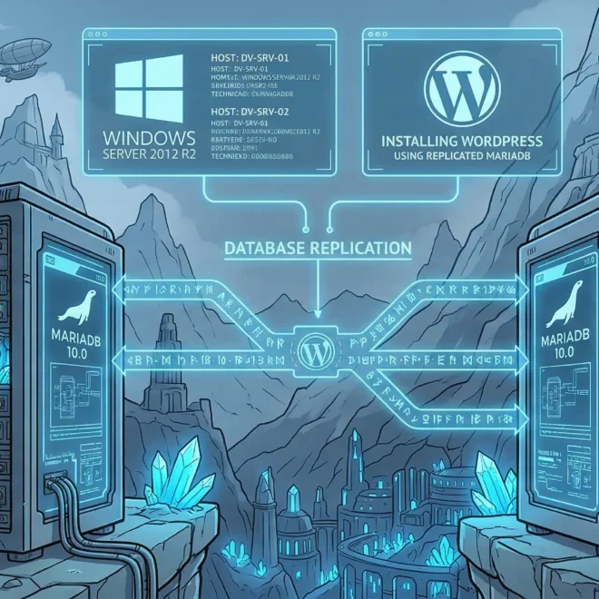 Image of: Install WordPress on Windows Server 2012 R2 with MariaDB 10.0 in replication