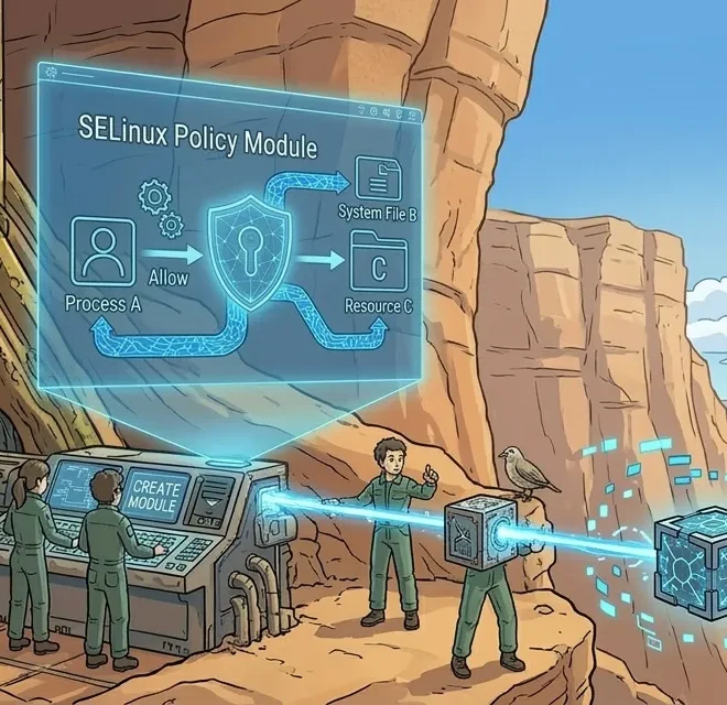 Image of: How to create a SELinux policy module file