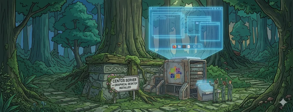 How to install a graphical desktop on CentOS