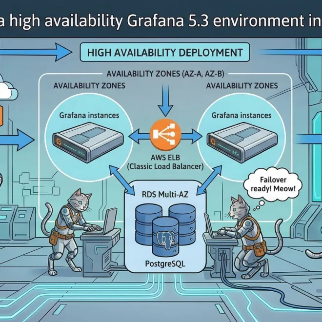 Image of: How to create a high availability Grafana 5.3 environment in AWS OpsWorks