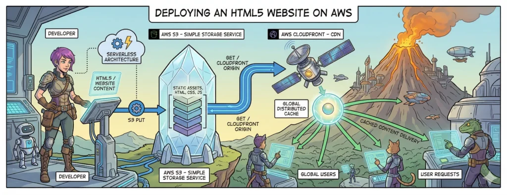 How to host an HTML5 website on AWS with S3 and CloudFront